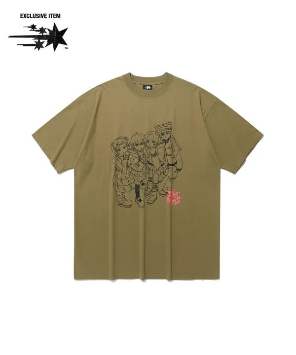 ghost angels photo big big tee[khaki]