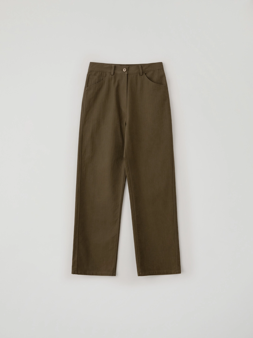톨로 Herringbone Straight Pants(Dark Khaki) 상품 이미지 1