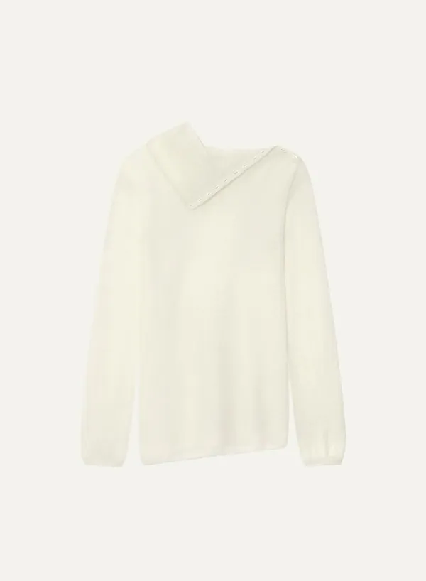 Wholegarment Turtleneck Cream