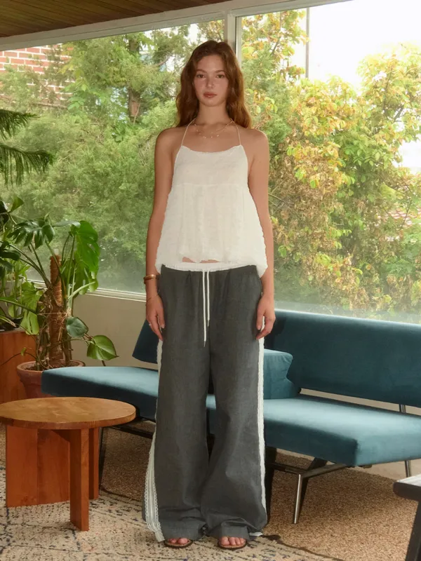 LIA COTTON PANTS_BLUE