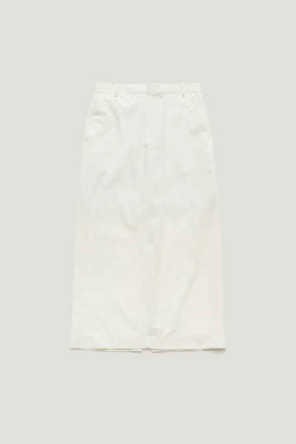 [JAPAN FABRIC] COOL TOUCH H-LINE SKIRT_IVORY / ₩158,000