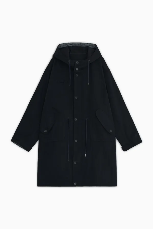 [10/15 예약배송] VINTAGE FLORAL HOODED JACKET, NAVY