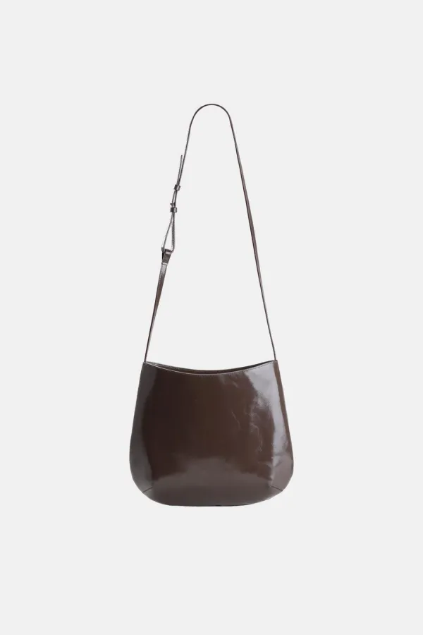 [Exclusive] Nue Bag in Glossy Brown
