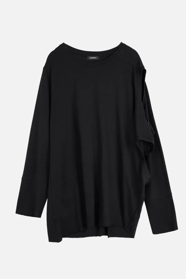Cut Out Block Top _ Black