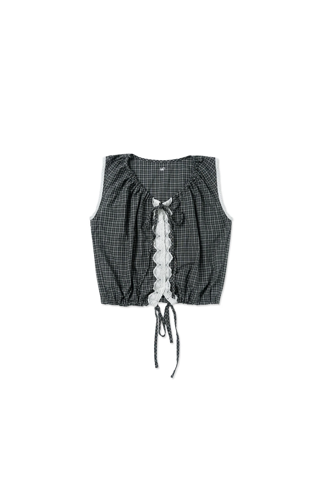위드아웃썸머 Pond lace blouse_check 상품 이미지 1
