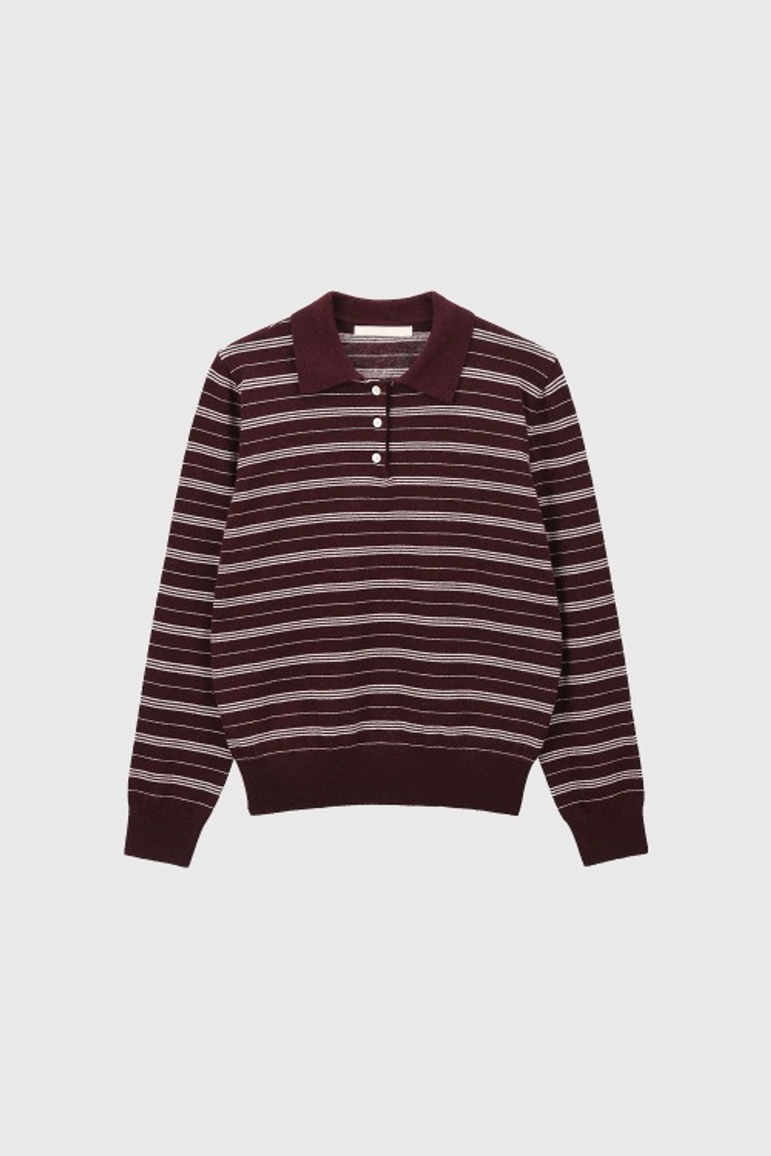 퀸스래빗 Multi Stripe collar Knit 상품 이미지 3