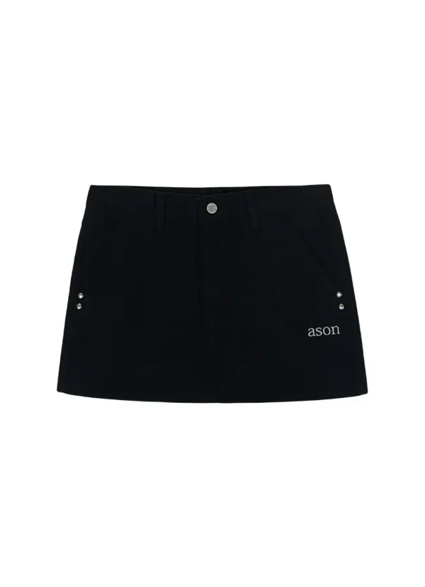 POG SKIRT / BLACK