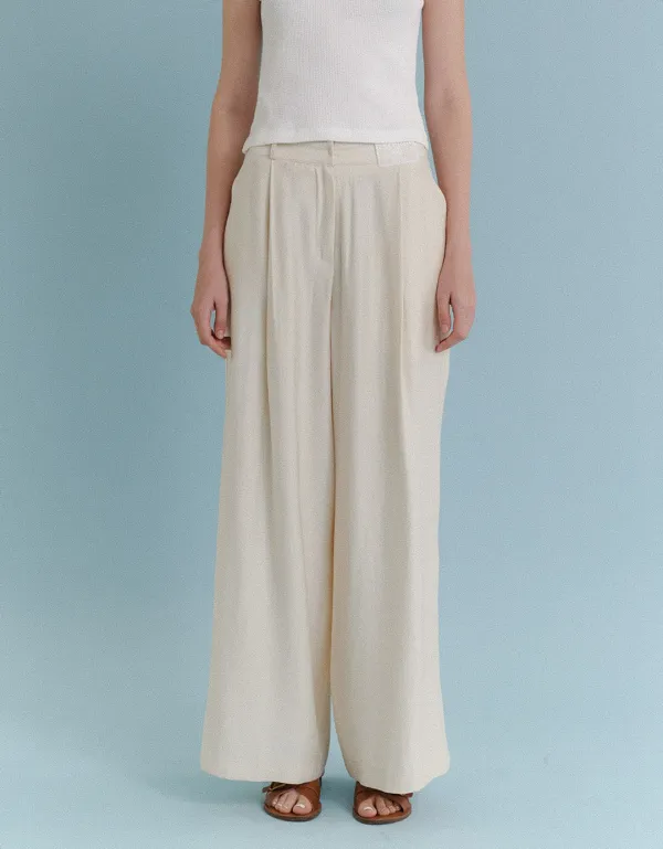 LU Layered Pants (Cream)