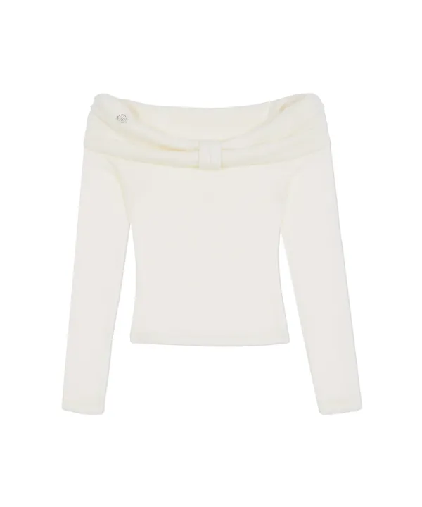 Bella Off Shoulder Long Sleeve [Ivory]