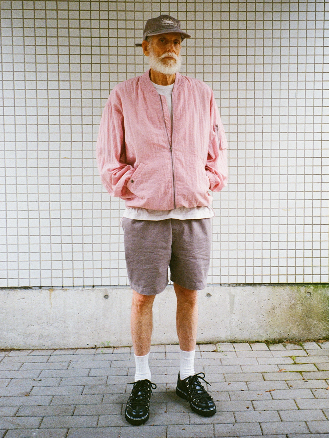 파르티멘토 [Summer] Air Shell Jacket_Dusty Pink 상품 이미지 2