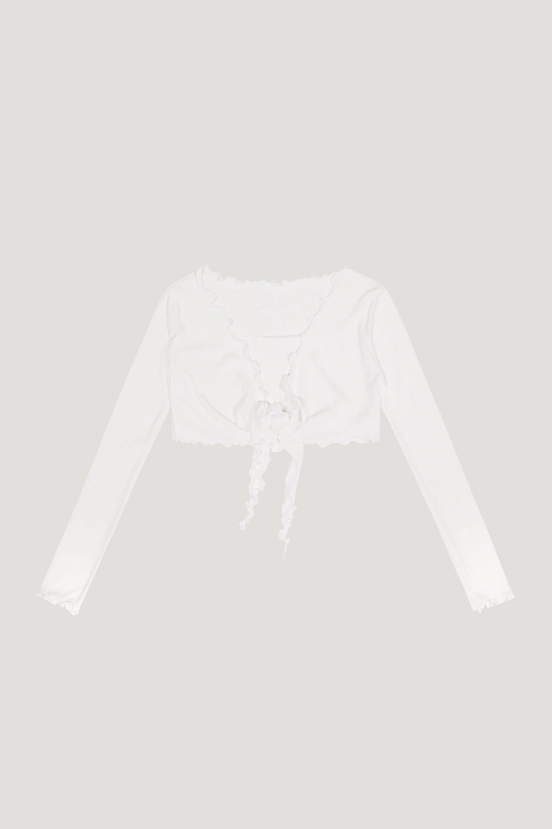 리브어리 Cloud Tie Cardigan (white) 상품 이미지 1