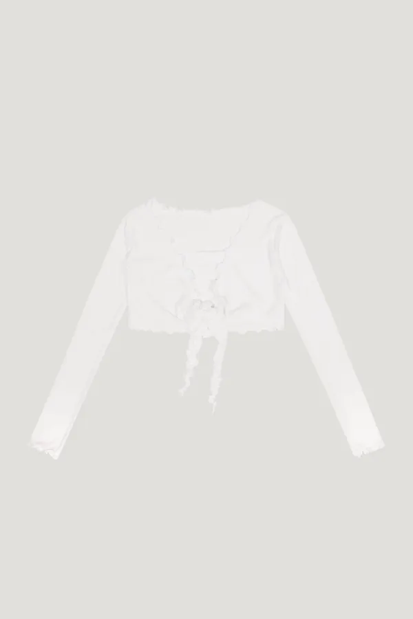 Cloud Tie Cardigan (white)