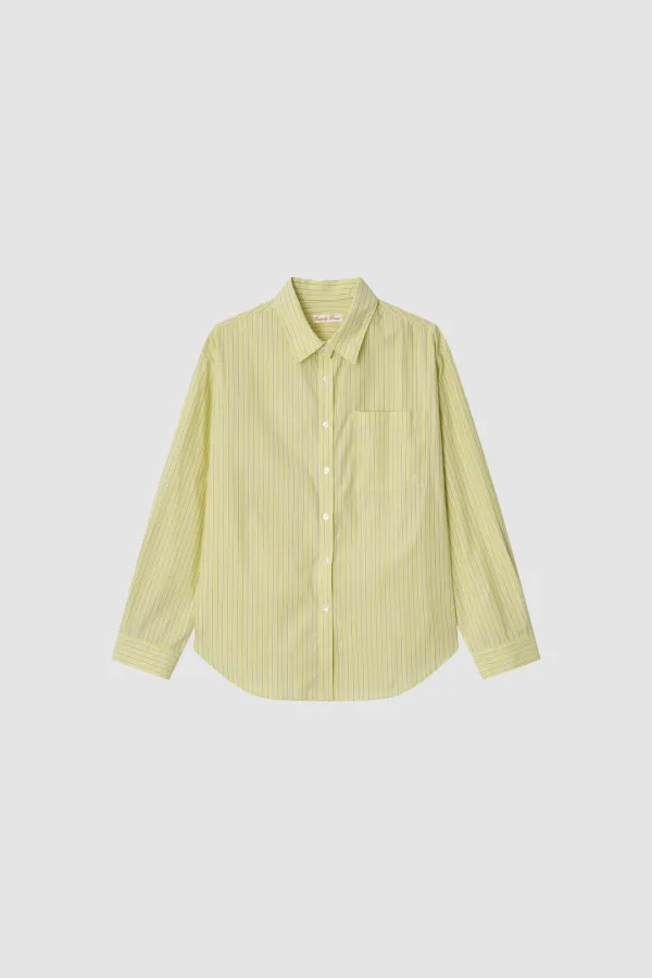 Evin Yellow Stripe Shirt