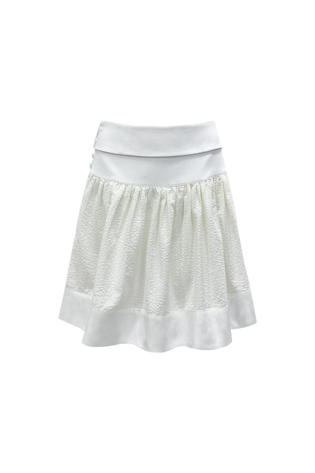 체메씨 BREEZE FOLD SKIRT (IVORY) 상품 이미지 1