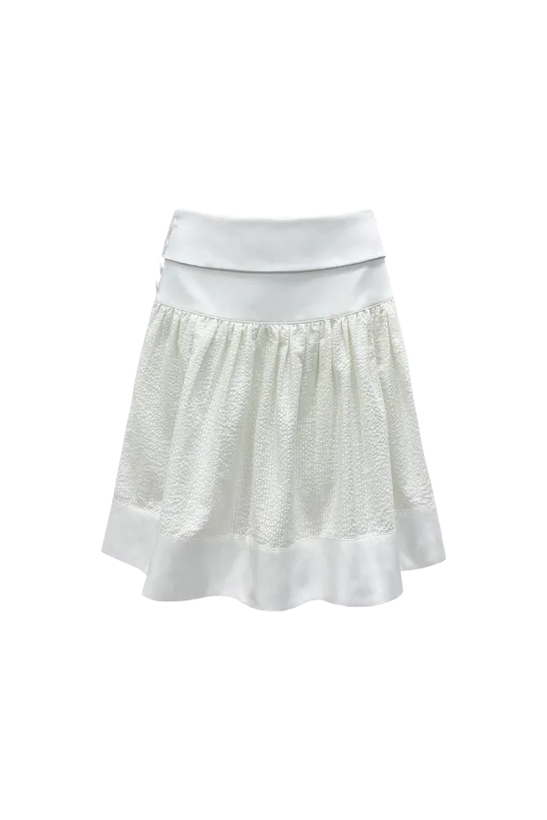 BREEZE FOLD SKIRT (IVORY)