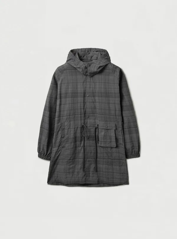 HOODED POCKET RAINCOAT