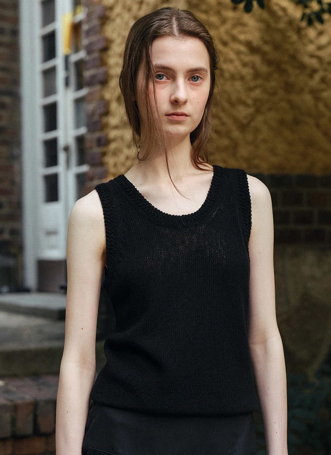르닐 Harriette Knit Sleeveless (Black) 상품 이미지 2