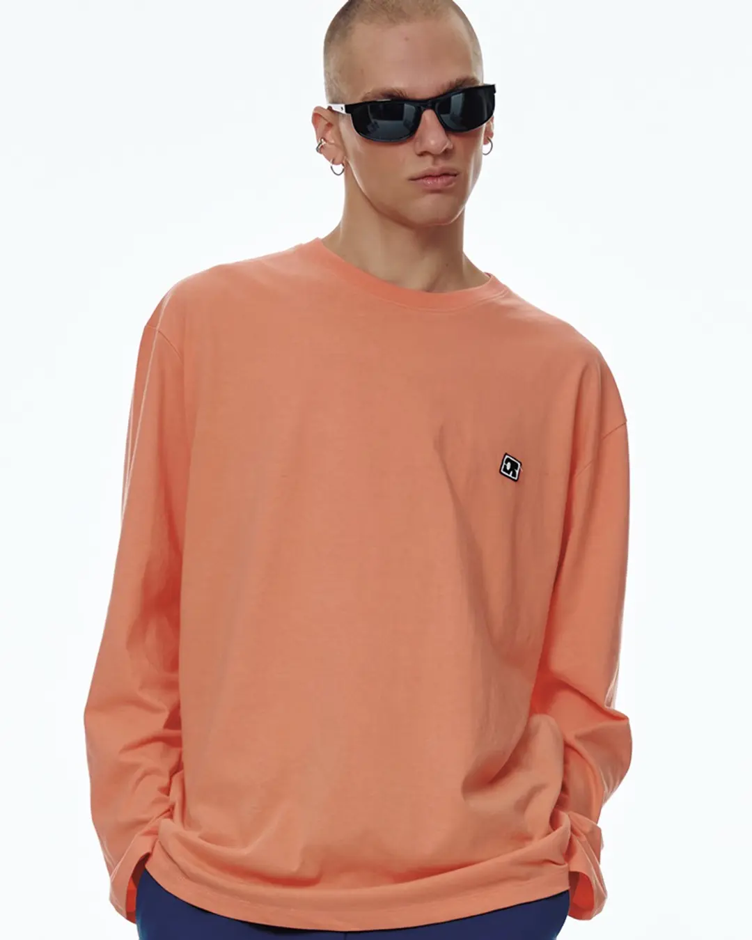 센토르 CENTAUR EMBLEM PATCH LONG SLEEVE T-SHIRT_ORANGE 상품 이미지 2