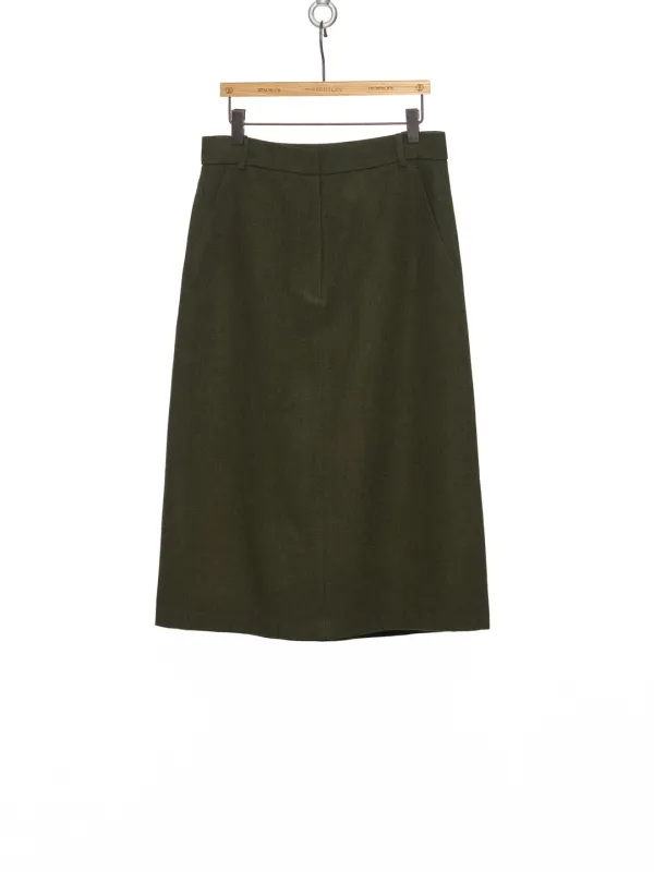 FW25 KHAKI H-LINE SKORTS