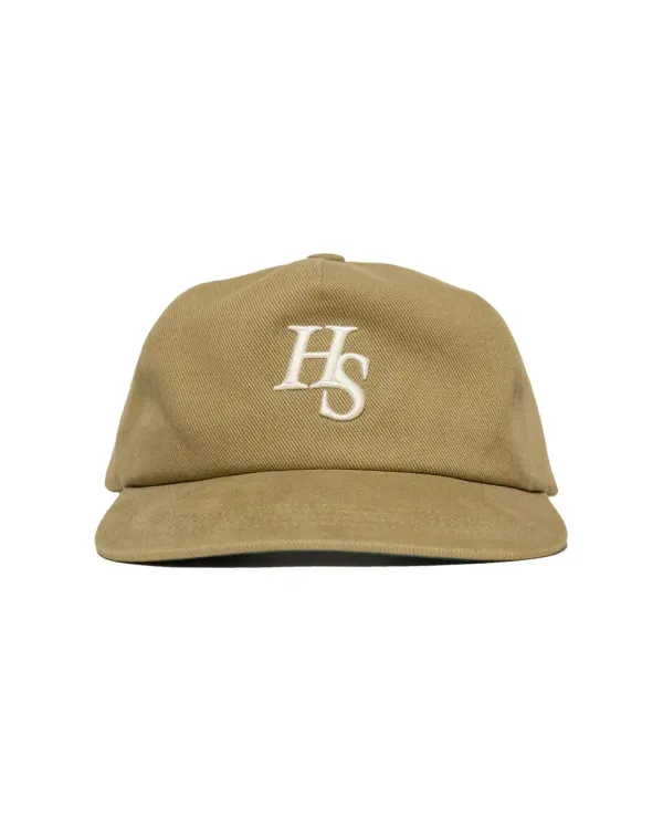 HS Logo Relaxed Fit 5panel Cap_Khaki