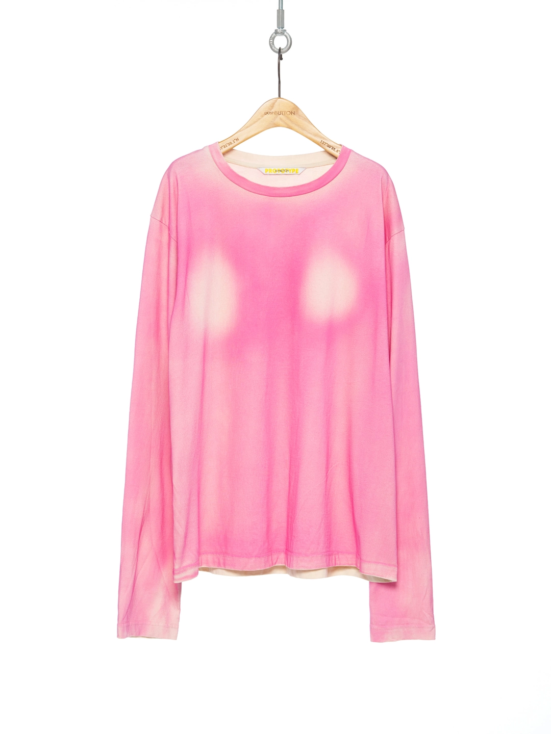 푸쉬버튼 SS25 BEIGE VINTAGE DYED SWEATSHIRT 상품 이미지 1