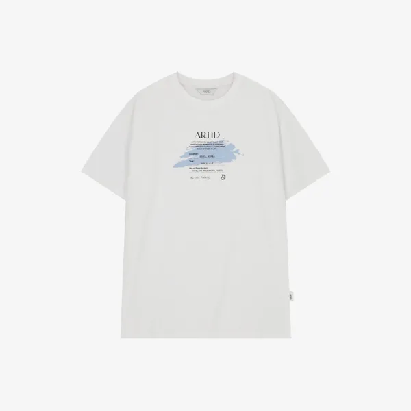 스프레드 오버핏 반팔 티셔츠_WHITE