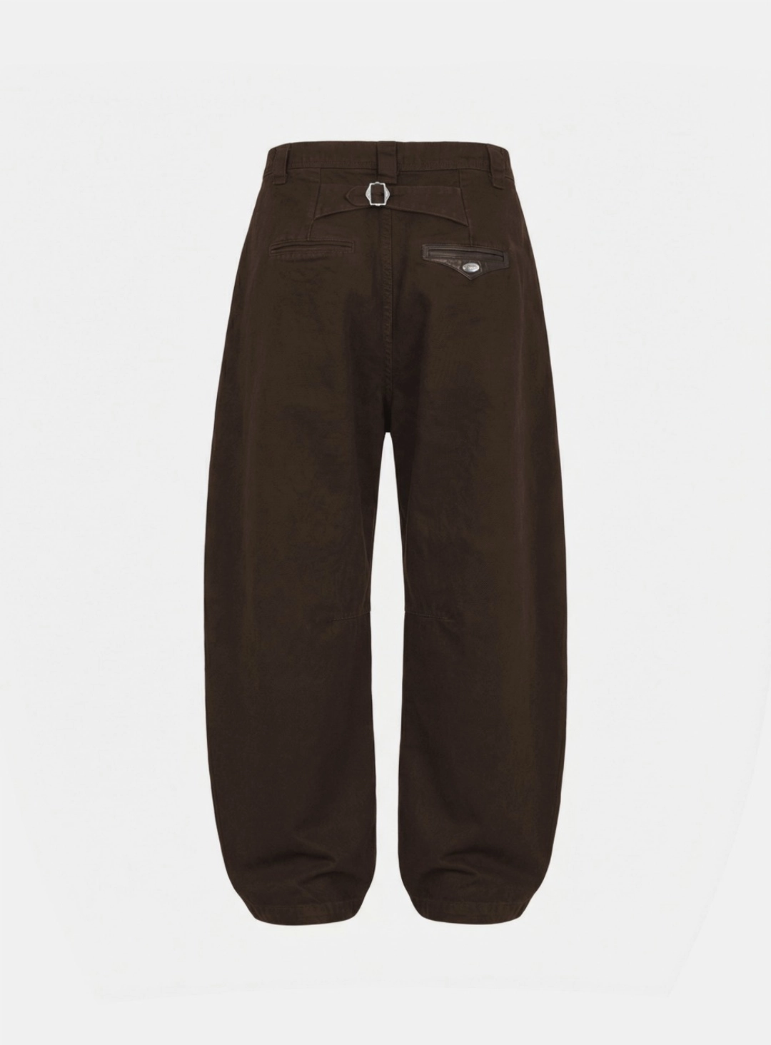 배드블러드 [w-pts26-007] Mystic Formal Curved Chino Pants - Brown 상품 이미지 2
