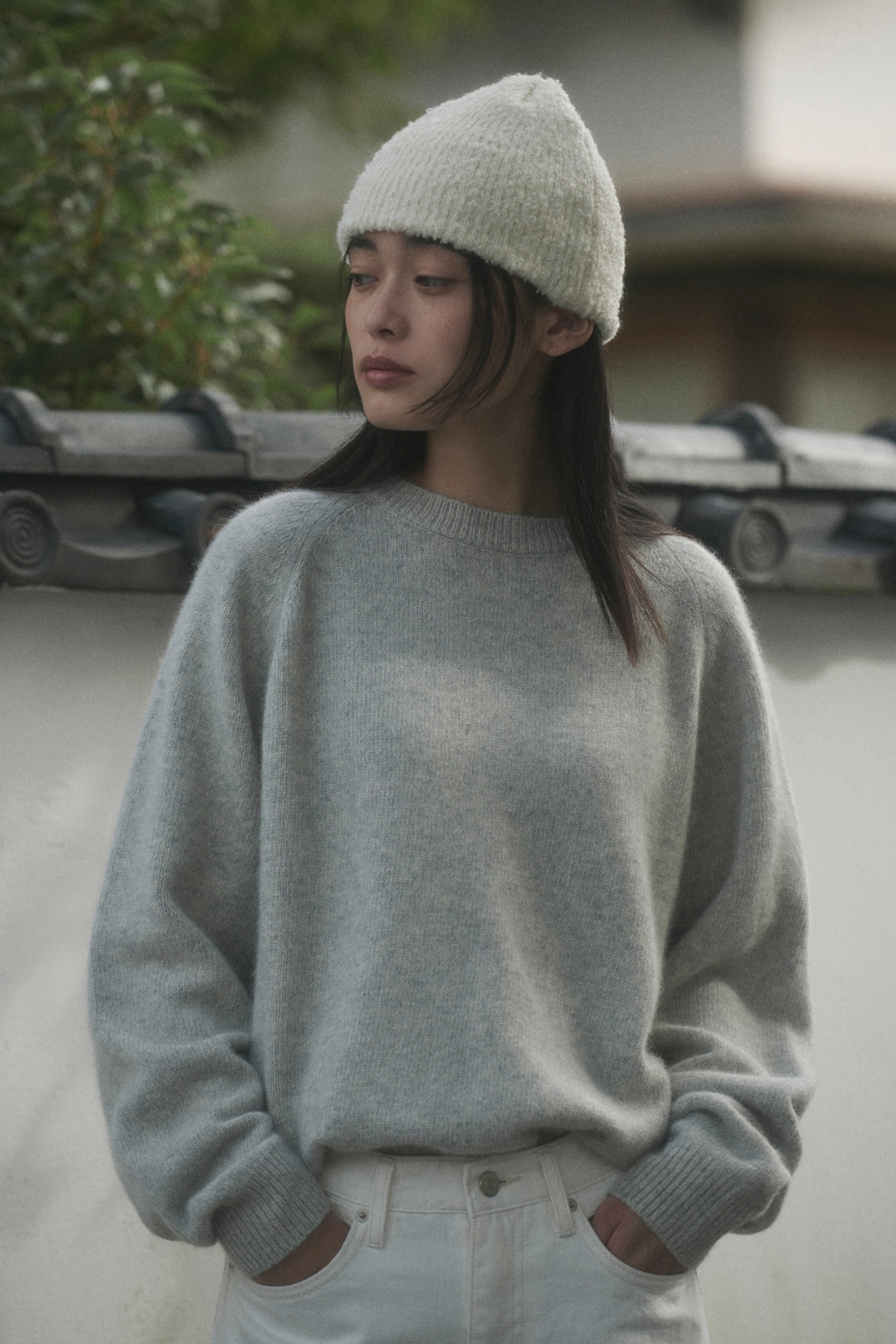 세이지먼트 KAFKA RACCOON RAGLAN KNIT_MELANGE 상품 이미지 2