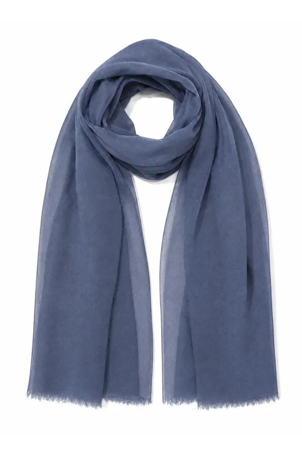 PURE CASHMERE MUFFLER [BLUE] - LE17SEPTEMBRE