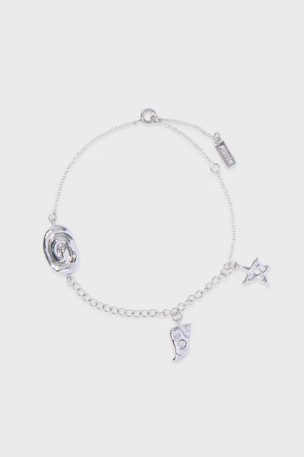 Star Shell Anklet (Silver)