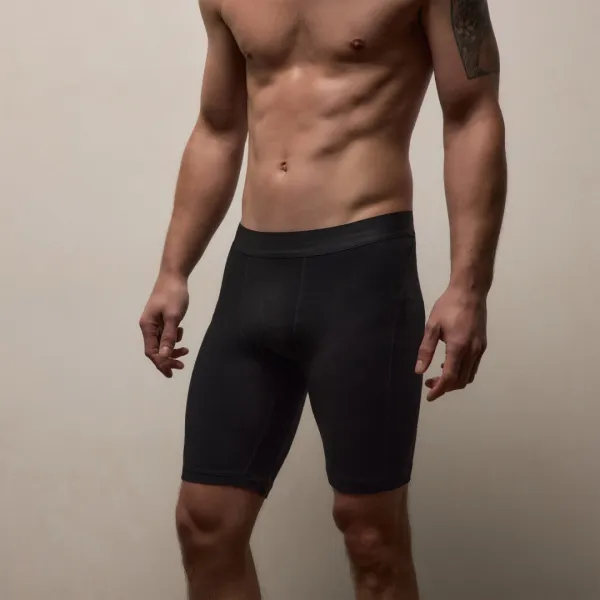 Elevated Lotus Sport Boxer  Long - Black