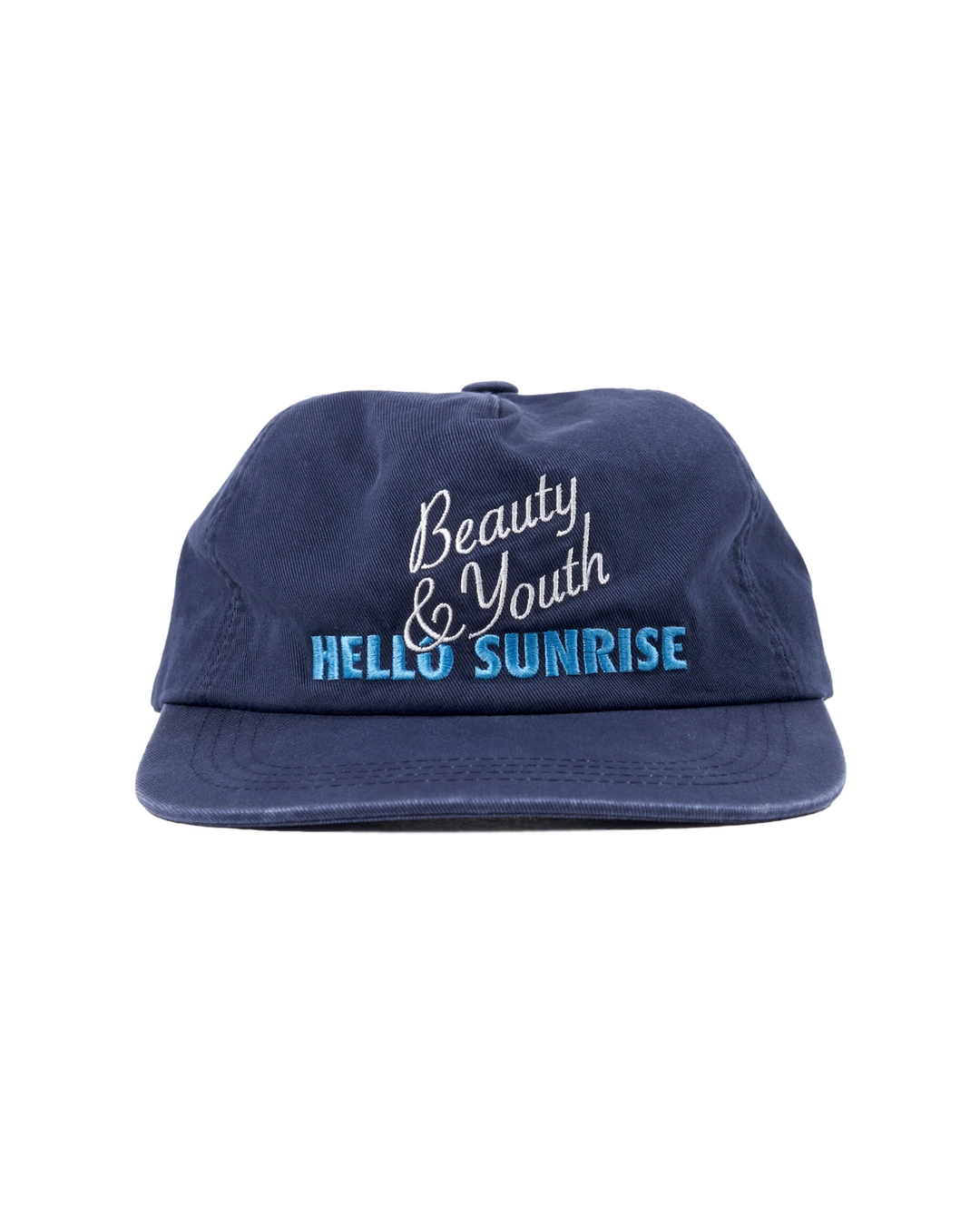헬로선라이즈 [Korea Exclusive] B&Y X HS Relaxed Fit 5panel Cap_Navy 상품 이미지 2