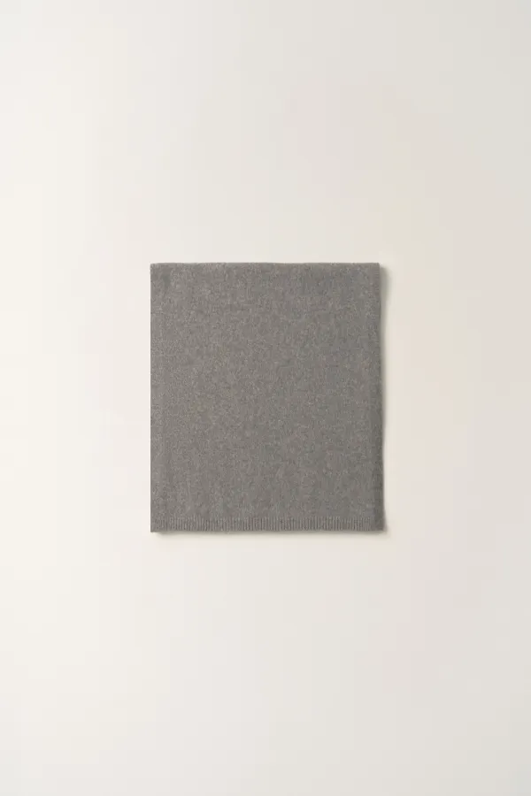 2ND / Bisou baby alpaca muffler (Light gray)