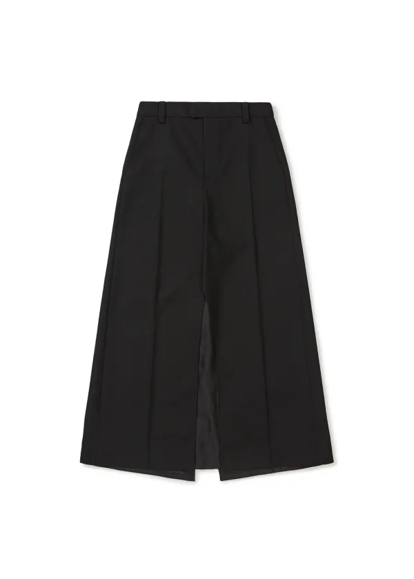 TAILORED LONG SKIRT (BLACK)