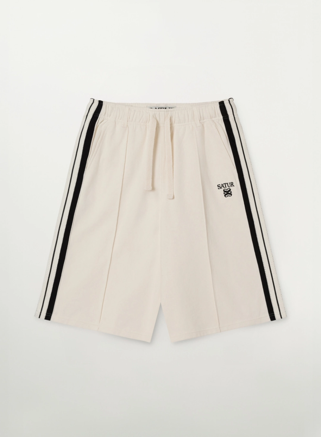 세터 Lawton Lining Track Shorts - Cream Black 상품 이미지 1