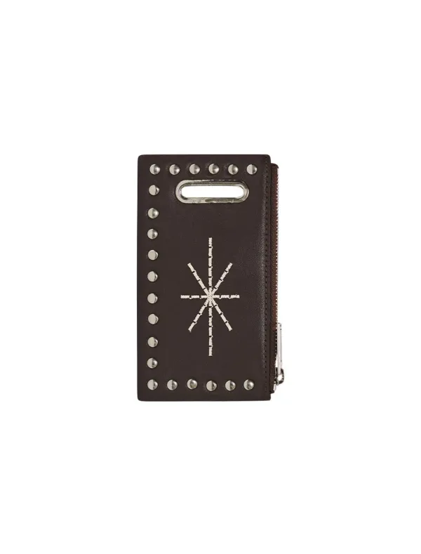 STITCH WESTERN WALLET [BROWN]