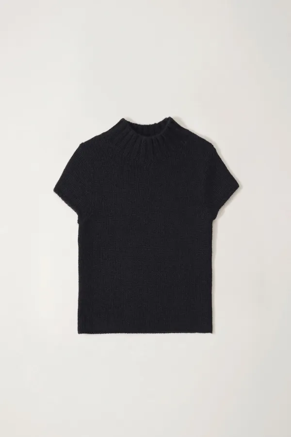 Benico half neck knit (Black)
