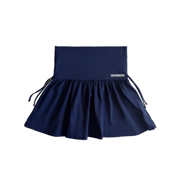 26-003 SHIRRING SKIRT (NAVY)