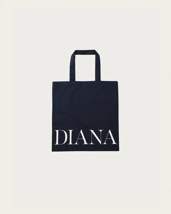 Diana Cotton Bag - Navy