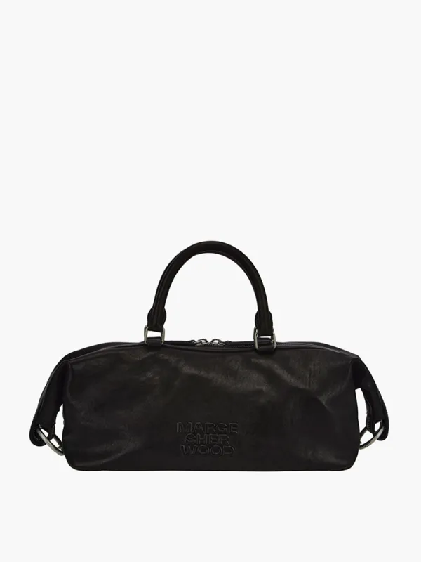 DUMPLING EW TOTE_black washed nappa