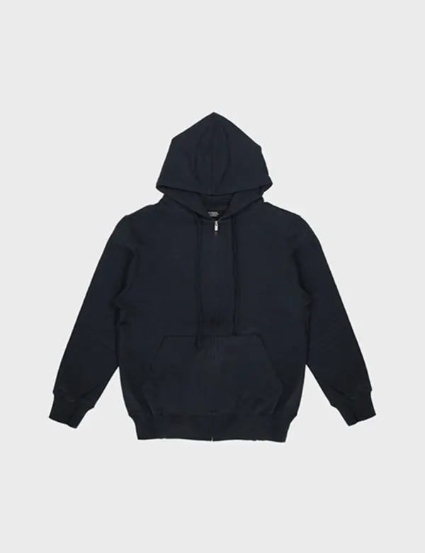 slim fit hoody in navy
