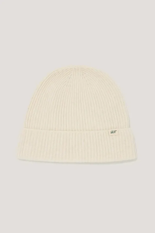 WHOLEGARMENT KNIT BEANIE WHITE