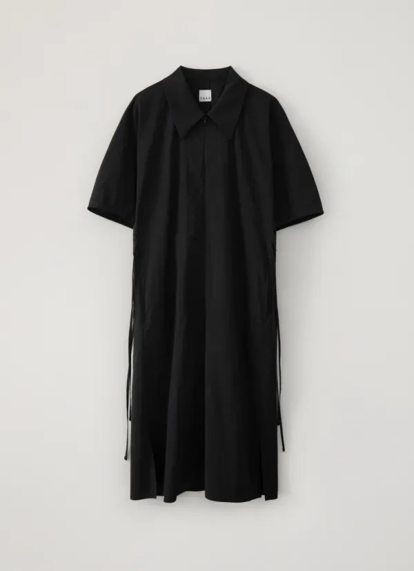 Drawstring Dress (Black)