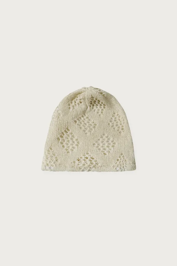 KNITTING BEANIE DOVE