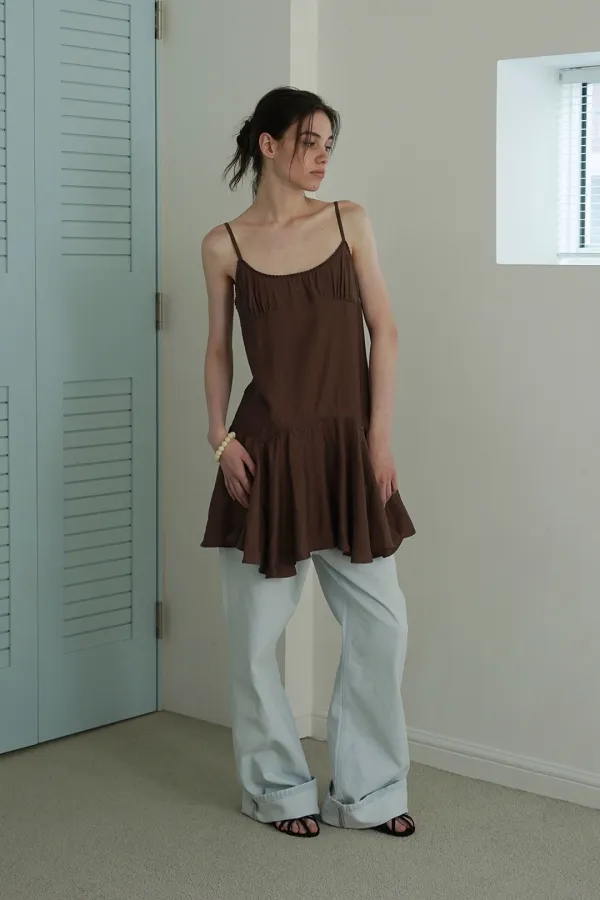 Nina slip dress_brown