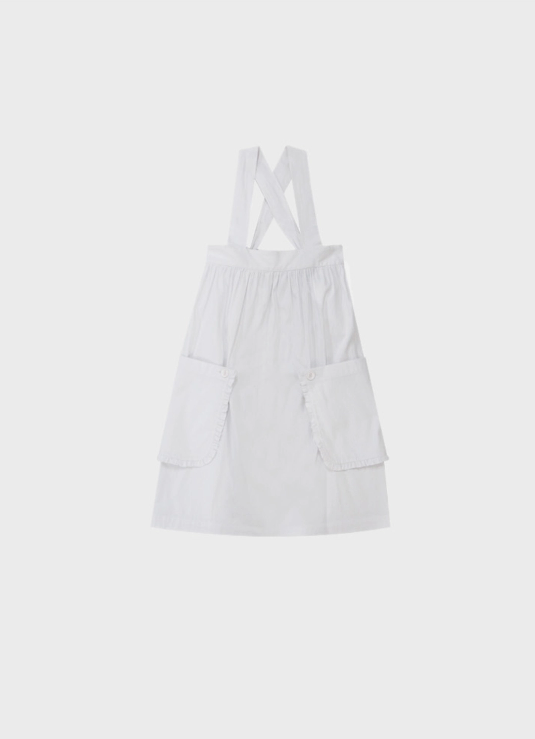 프레클 button pocket trim apron 상품 이미지 1