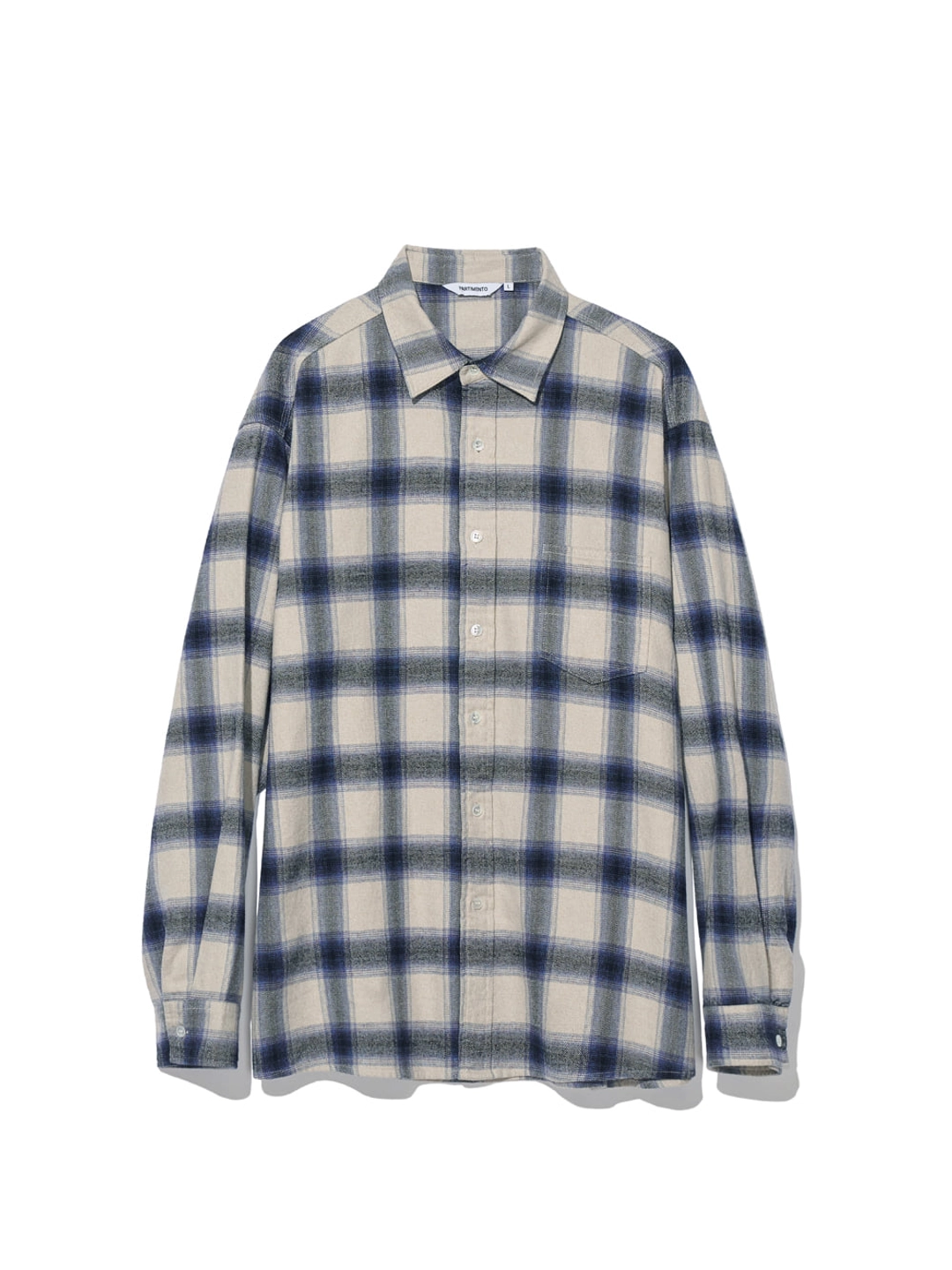 파르티멘토 Vintage Plaid Check Shirts_Navy 상품 이미지 3