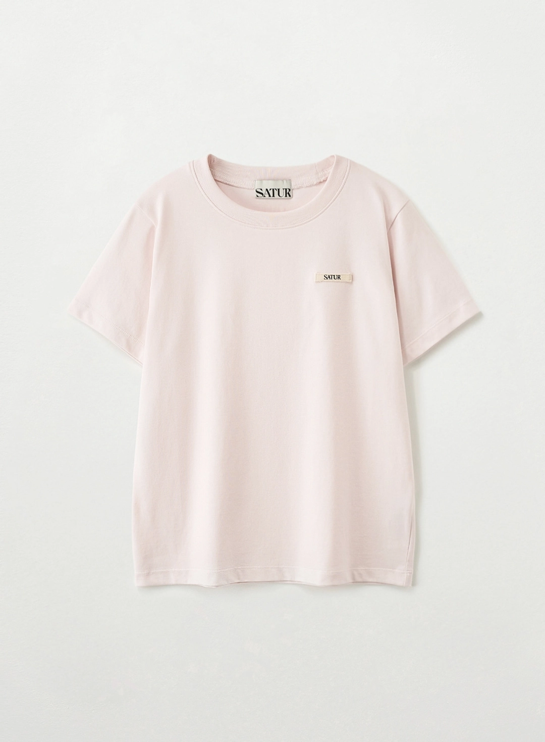 세터 (W) Supima Basic Crewneck T-Shirt - Light Pink 상품 이미지 1