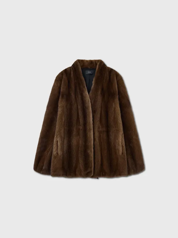 Selene mink JK - Dark brown