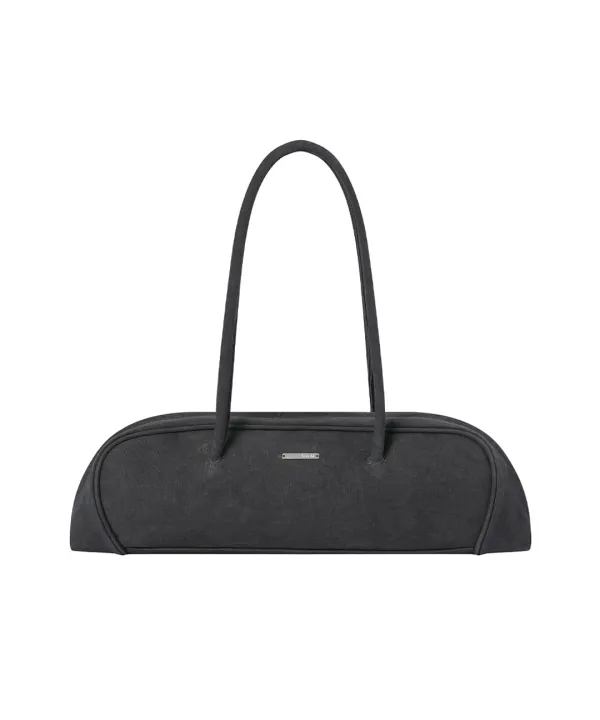 [레이 PICK] Twill baguette bag CHARCOAL